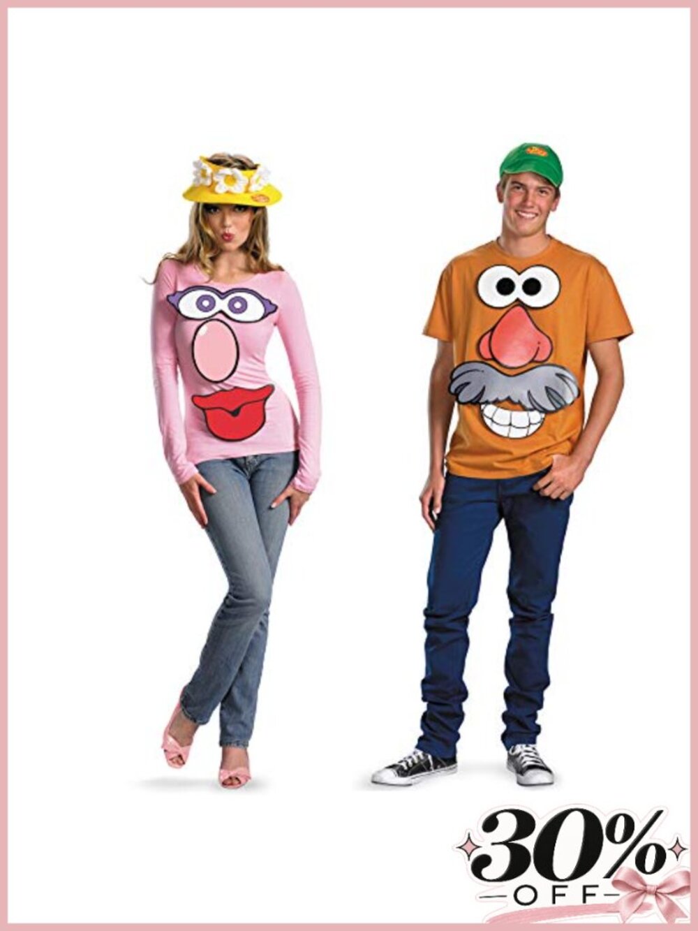 Adult Unisex Potato Head Costume Kit Polyester